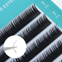 GLAMLASH Bottom Lashes 5mm 6mm 7mm J/B/C Curl Under Eyelashes Lower Individual Lashes Natural Short False Mink Eyelash Extension