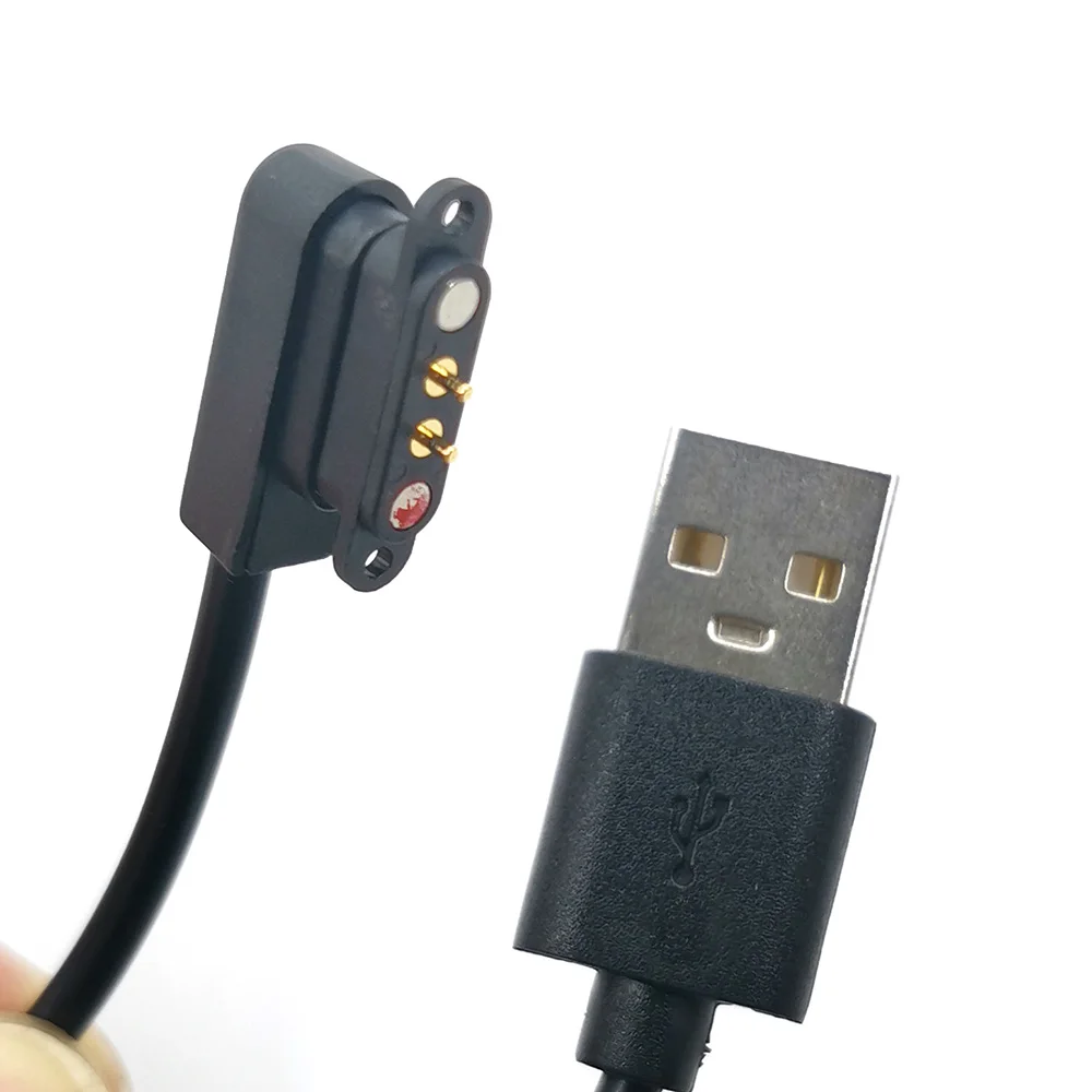 

5 Sets Magnetic Usb Charging Cable Male Female Pogo Pin Connector Power Solution 2 Pin Magnets Contact Pad PCB DC Power Plug