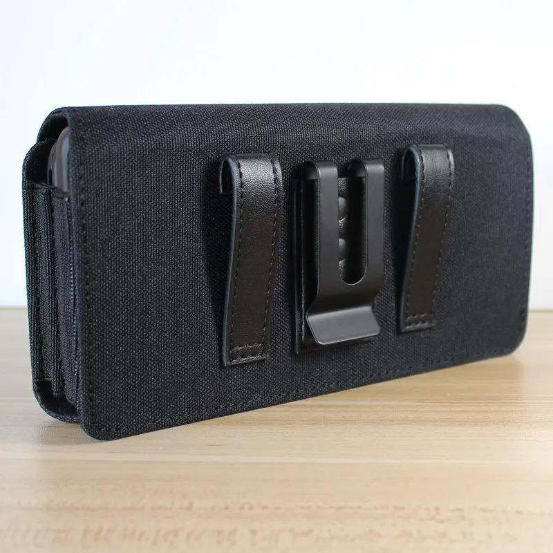 Pokrowiec aubaddy Nylon z podwójną obudową na telefon na 2 telefony, pasuje do Samsung Galaxy S23/S22/21/20/S10