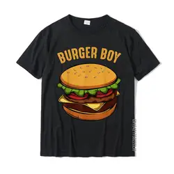 Hamburger Cheeseburger Burger Boy Funny Fast Food Lover T-Shirt Summer Top T-Shirts Tops Shirt For Men On Sale Cotton T Shirt