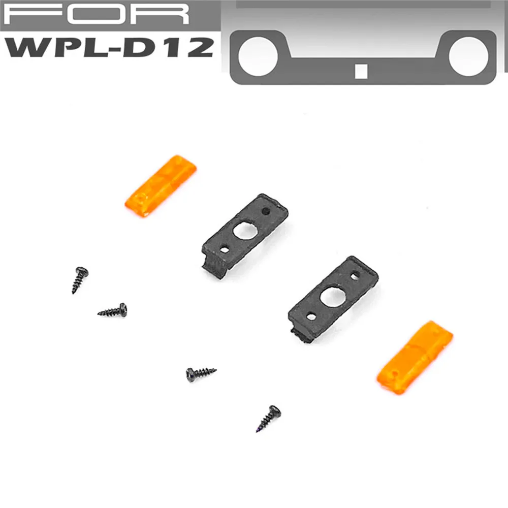 Side Light LED Lamp Set for WPL D12 Pick-up RC Car DIY Modification Part