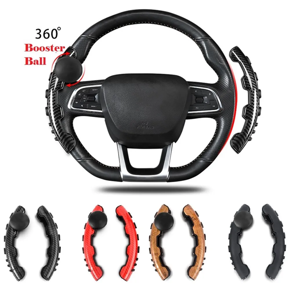 

2PCS Car Steering Wheel Cover Non-Slip Cover For Car With Handle Ball Hand Control Ball Safe Truck Anti Slip Booster Protective