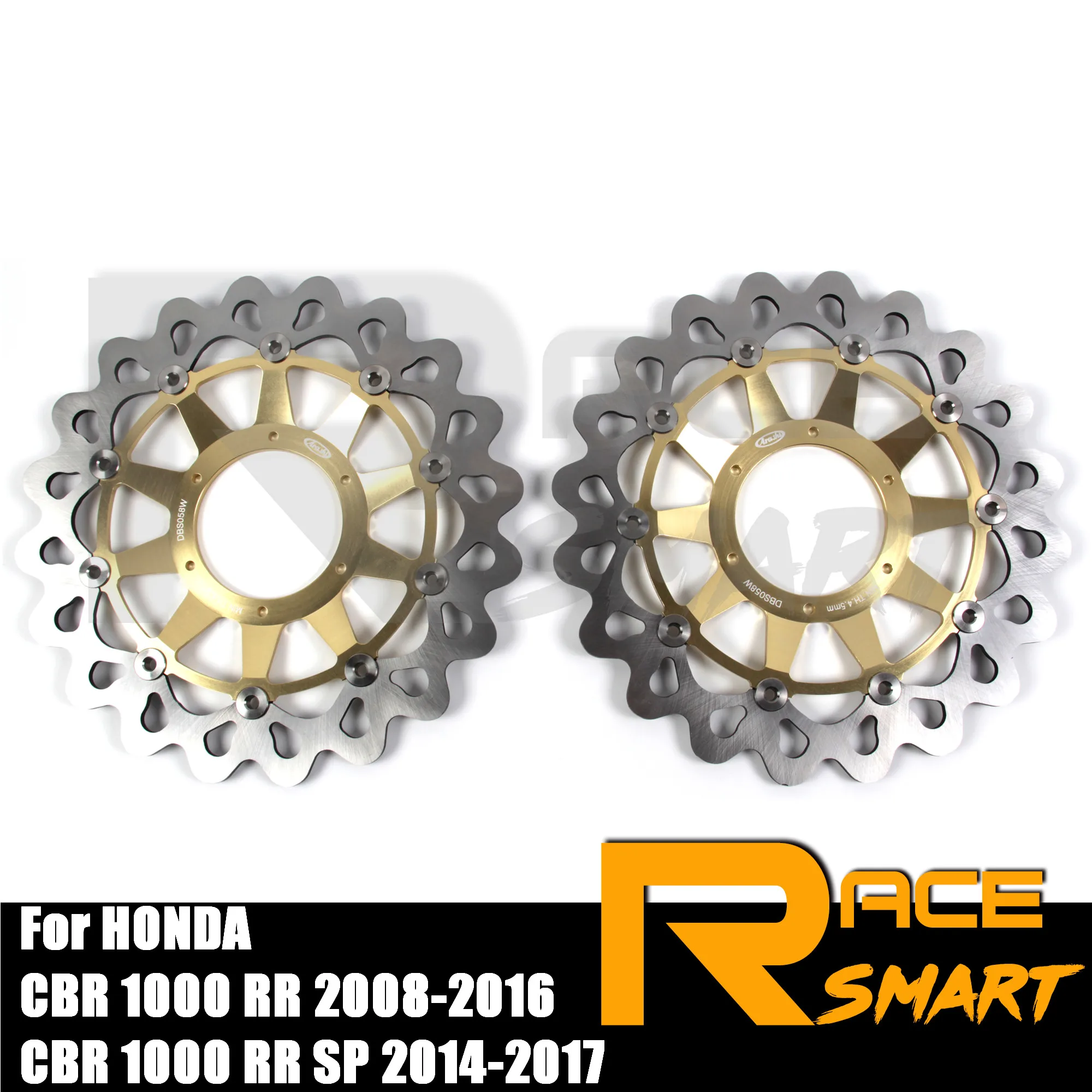 

Front Brake Discs Rotors For HONDA CBR1000RR 2008-2016 Motorcycle CNC Brake Disks CBR1000 RR CBR 1000RR 2009 2010 2011 2012-2015