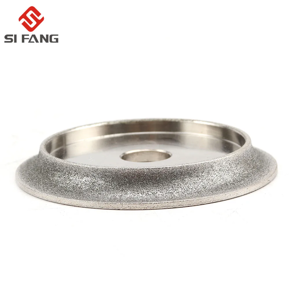 100mm Diamond Grinding Wheel 45 degrees 4 inch Electroplated Grinder for hard alloy  tungsten steel milling cutters etc