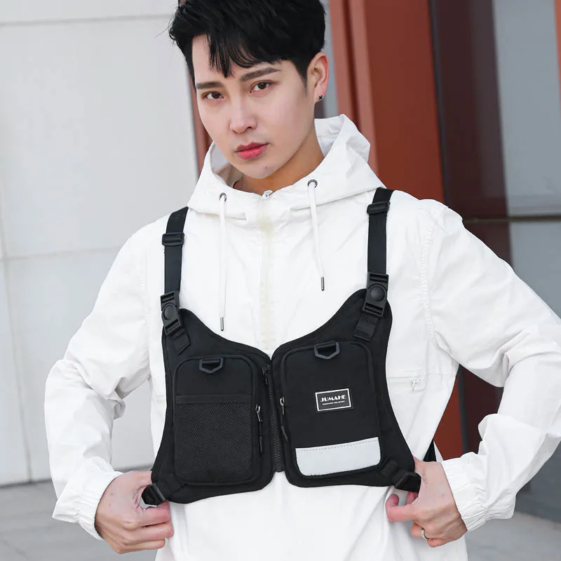 

MultiFunction Tactics Chest Rig Bag Men Belt Waist Pack Sports Vest Backpack AntiTheft Chest Pouch Boy Phone Pouch Tactical Pack