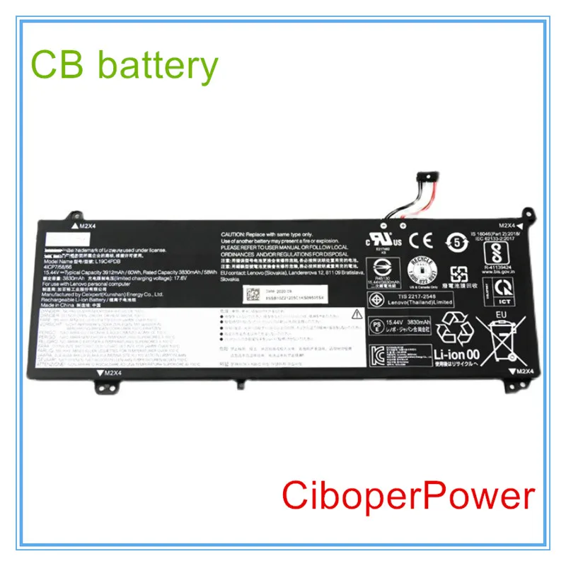 

L19C4PDB Battery for L19M4PDB 5B10Z21209 SB10Z21205 L19M4PDB 5B10Z21201 15.44V 58Wh