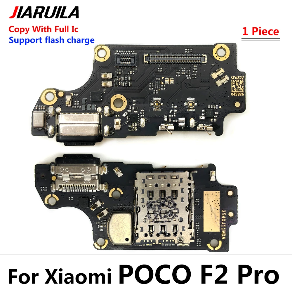 Tested For Xiaomi Poco F2 Pro F3 X3 Pro USB Power Charging Board Connector Plug Port Dock With Mainboard Motherboard Flex Cable