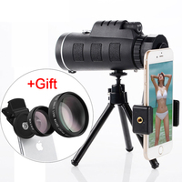 mobile phone Macro lens for phone 40X60 Zoom Telescope Monocular Super Cellphone Macro Lenses for Huawei xiaomi iphone 6 7 8 11