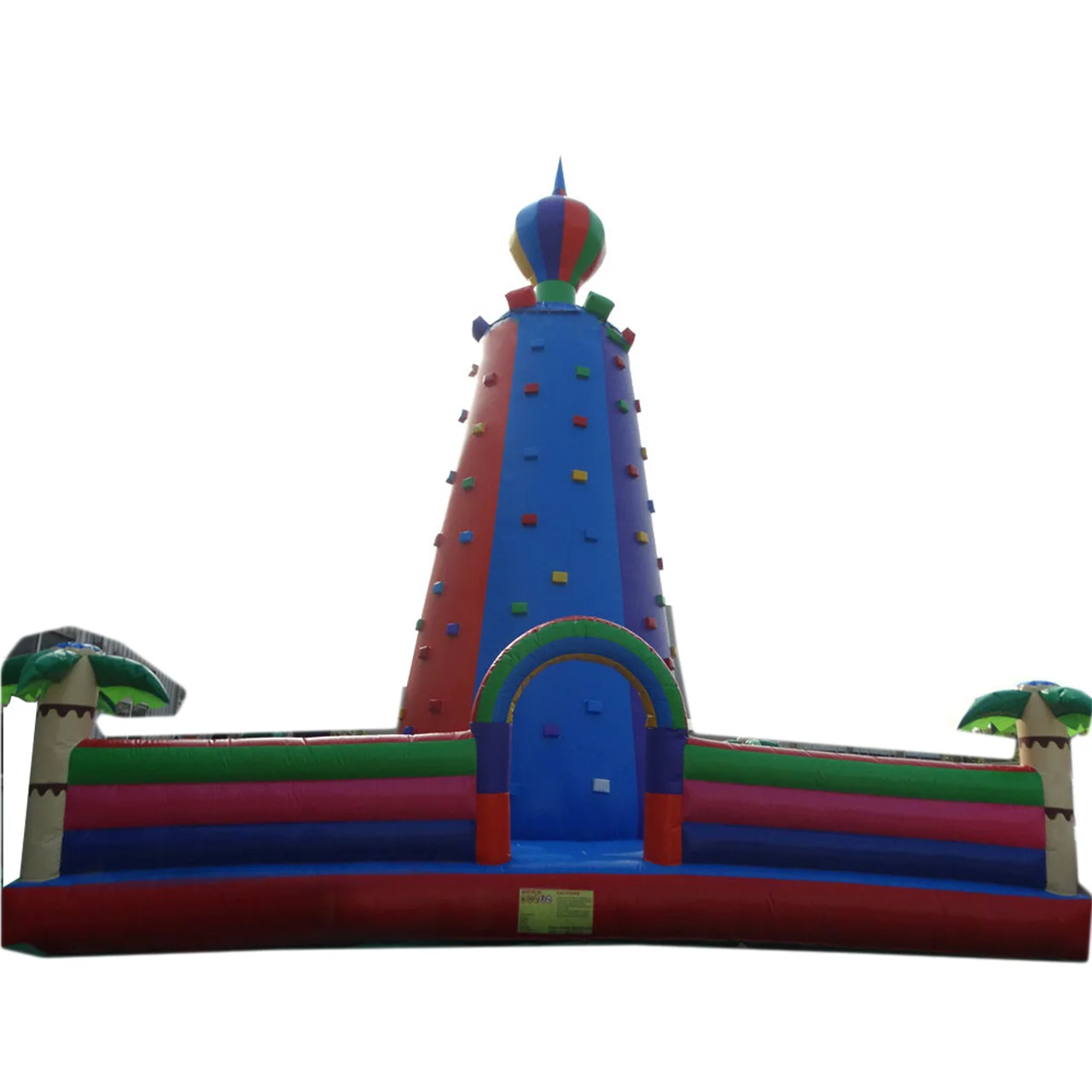 Customized inflatable climbing walls inflatable rock climb wall outdoor inflatable sport game for kids and adults