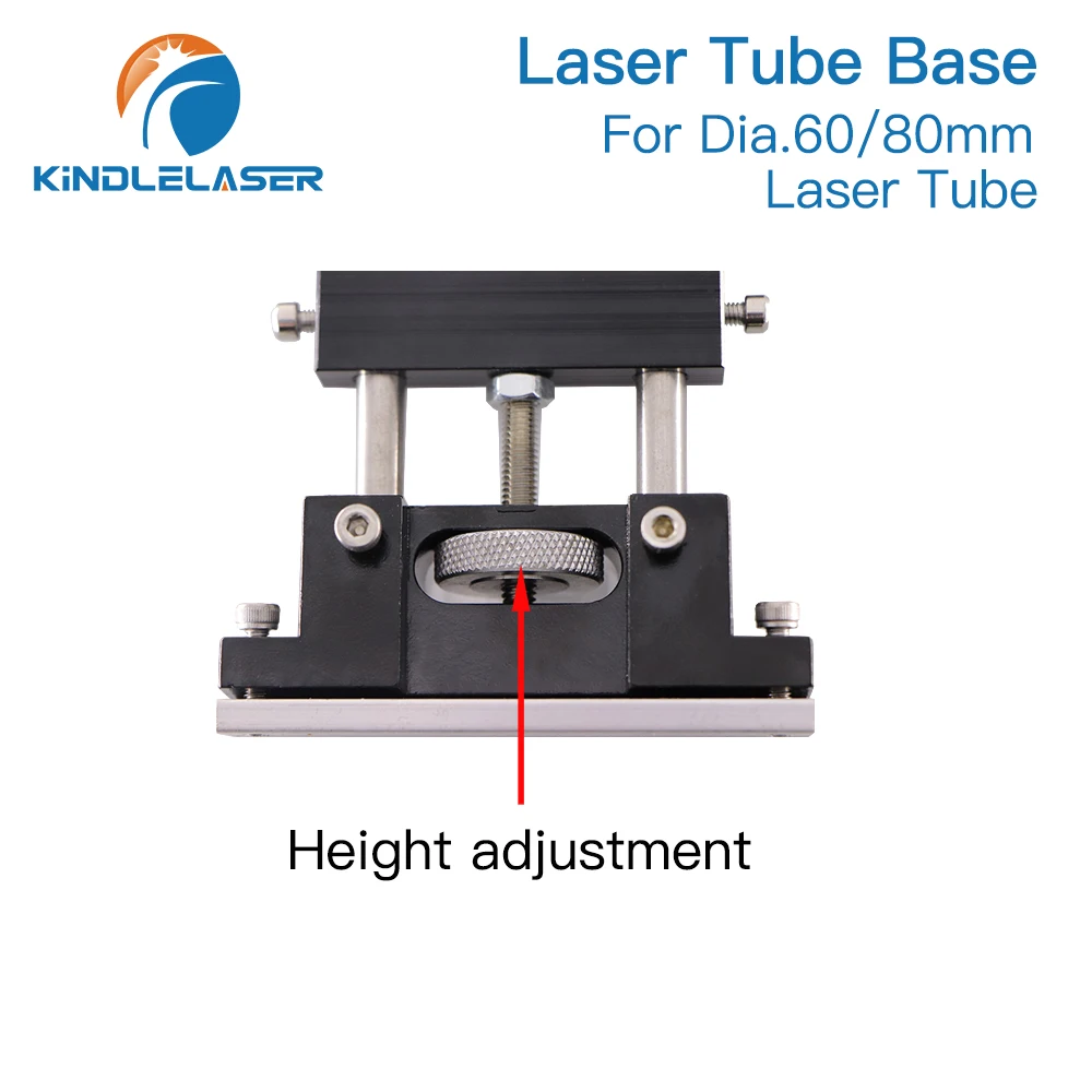 Diametro 60/80mm del supporto del supporto del tubo del Laser di Co2 del metallo di KINDLELASER per la tagliatrice dell'incisione Laser