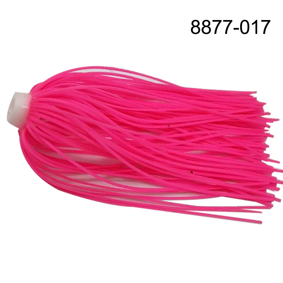 5 teile/los 88 Stränge 70mm Silica gel Röcke Elastische loch Regenschirm röcke Angeln Zubehör Buzzbaits Spinner Buzz Köder – Detail 11