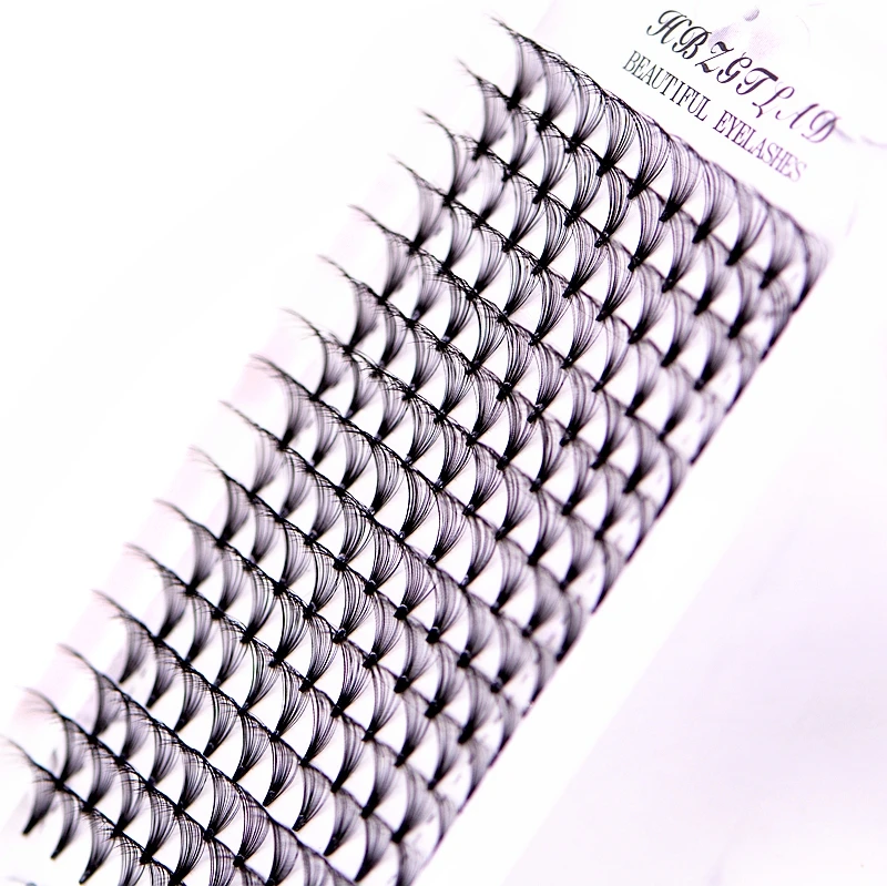 wholesale price 16 lines volume 8-18mm 10/20D eyelash extensions 100% handmade synthetic hair russian volume lashes premade fans