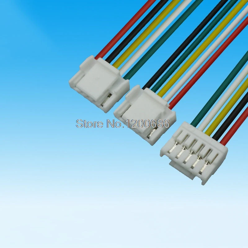 

150MM 1571 26AWG 2P/3P/4P/5P/6 Pin JST GH Series 1.25 Female Double Connector with Wire GH1.25 1.25MM