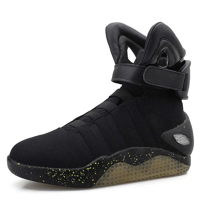 TAQCMS Männer Basketball Schuhe Led licht schuhe männer turnschuhe „Back to Future“ led leuchtende schuhe für männer COsplay high top schuhe 5