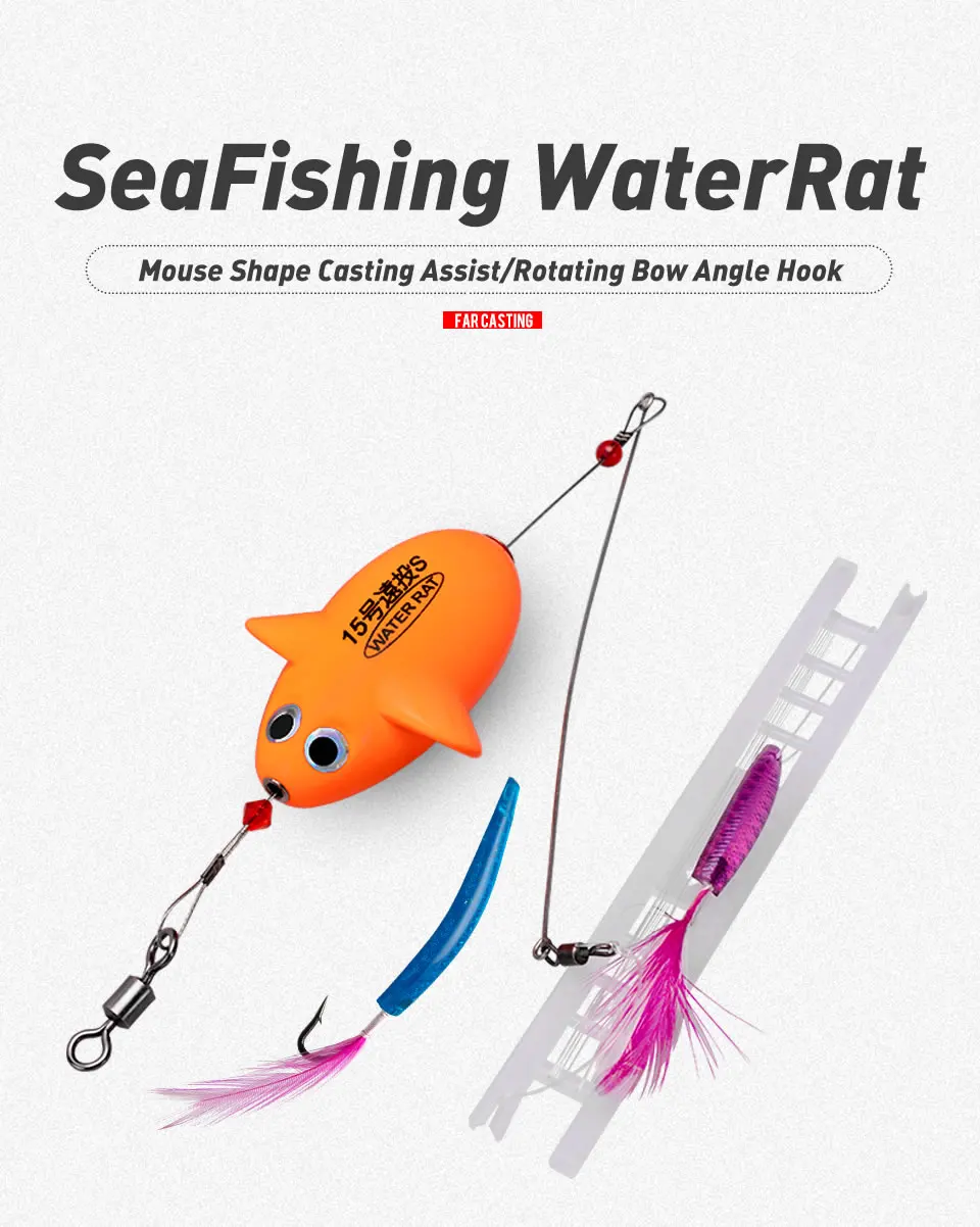 Kingdom Fishing Lures Sinking Floating 70mm 90mm High Density ABS Foam Mouse Shape Balance Far Casting Artificial Hard Swim Bait – Detail 2