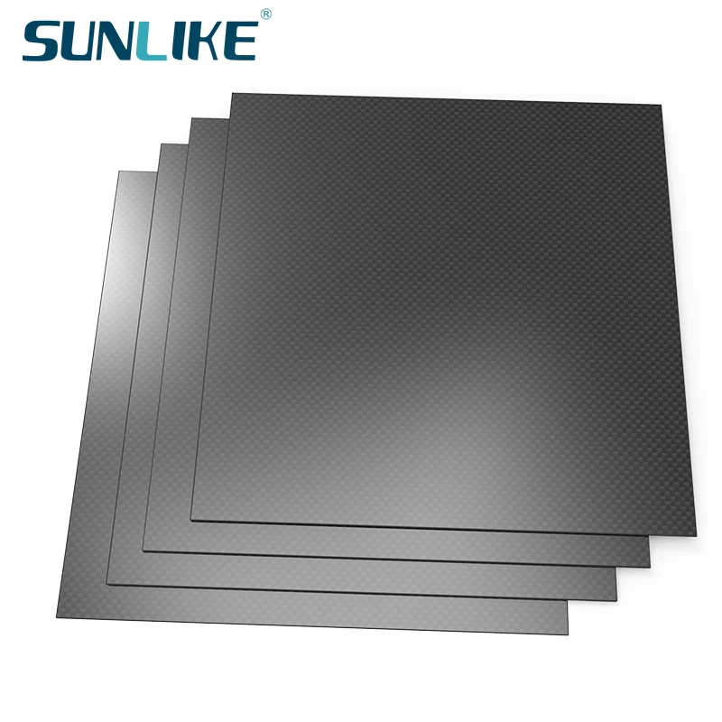 200mm X 300MM Matte Surface 3K Carbon Fiber Sheet  Plate Panel 0.5mm 1mm 1.5mm 2mm 3mm 4mm 5mm High Composite Hardness RC  Model