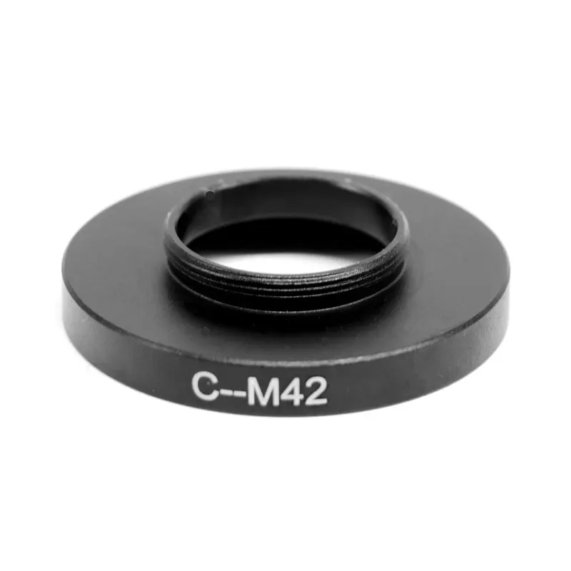 C to M42 Microscope Adapter Ring C mount to M42 x 0.75 Adaptor Rings for Nikon Olympus Leica Microscopio 1.2X Adapter