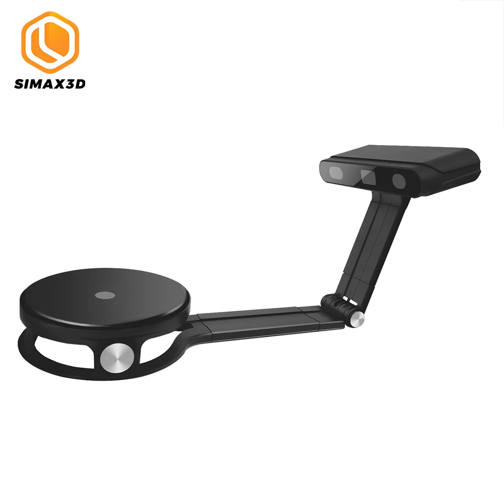 

SIMAX3D Desktop 3D Scanner Light Color with Turntable 0.1 mm Accuracy 6s Scan Speed Fixed/Auto Scan Mode Full Color 3D Scanner