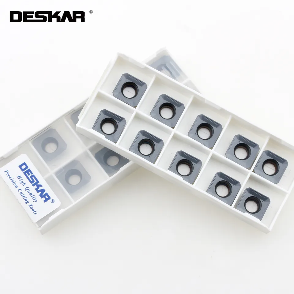 10 Inserti Carburo SEKT1204 AFTN-XM LF6018 – Per Tornitura E Fresatura Acciaio Semifinitura