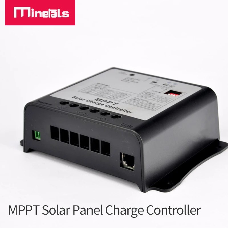 15A تحكم MPPT لوحة طاقة شمسية جهاز التحكم في الشحن 12 فولت 24 فولت ل مختومة هلام AGM الفيضانات مع LCD الجهد والكمية العرض