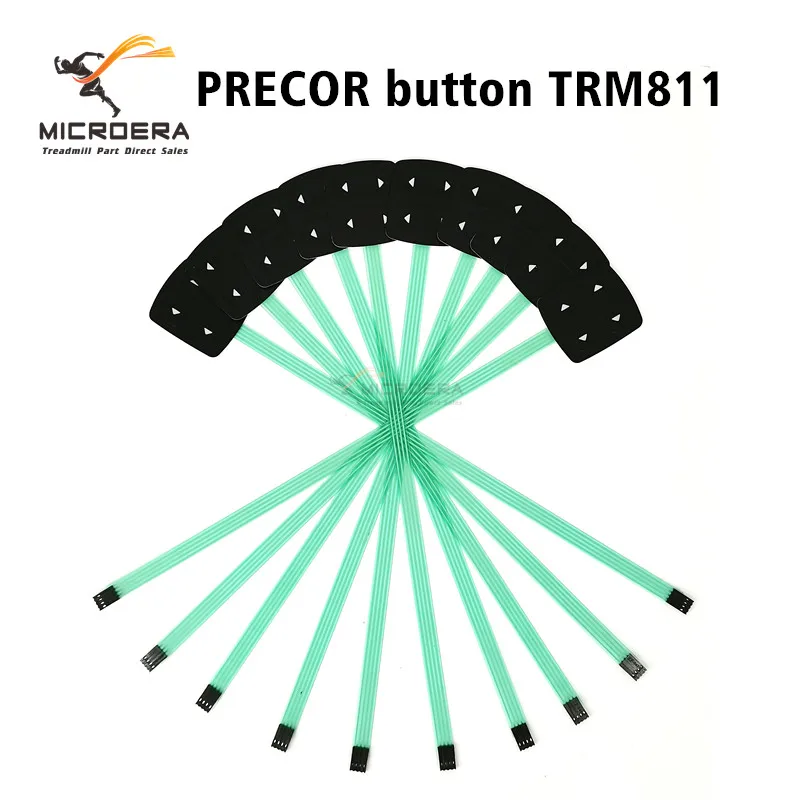 Quick start stop button keyboard for precor TRM811 TRM832 TRM885 Treadmill parts Icons Stickers for precor repair