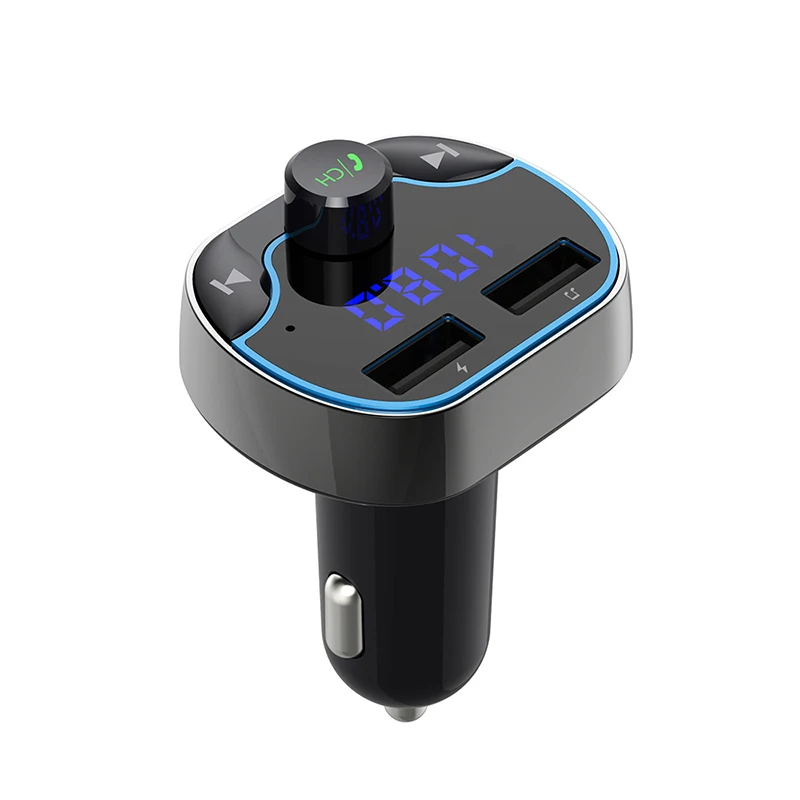 

1PC Digital FM Transmitter Car Handsfree Bluetooth Wireless Car MP3 Player Phone USB Charger 3.1A Car Charger Adapter TF U Disk