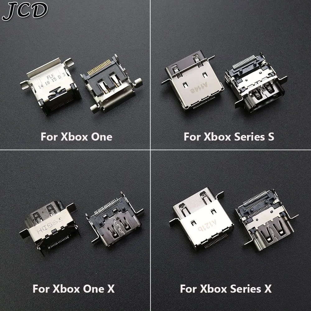 

JCD For XBOX ONE Series X / Series S HDMI-compatible Port Socket Interface Connector Replacement For XBOX ONE & For XBOX ONE X