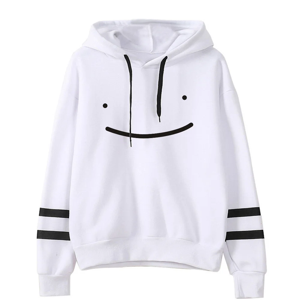 Dream Smp Smile Hoodie 2022 Dreamwastaken Couple Sweatshirt Harajuku Streetwear Hip Hop Pullover Hooded Jacket male tracksuit