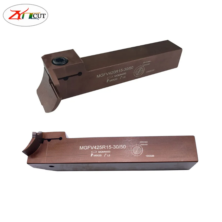 

Surface Grooving Tool Bar MGFV420R10 425R15-30/50mm 50/80mm 80/160mm 160/400mm End Face Slotting Tool Bar For Mgmn400 4mm