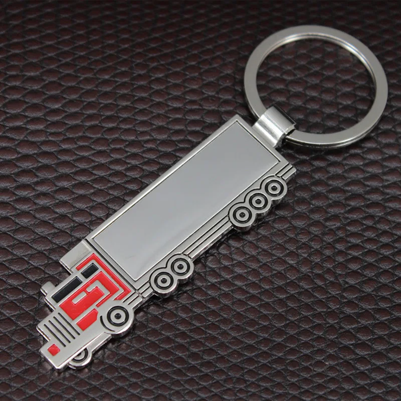 Fashion Cute Metal Truck Lorry Car Key Ring Keyfob Keychain Gift Lovely Keyring Pendant Bag Jewelry Company Promotional