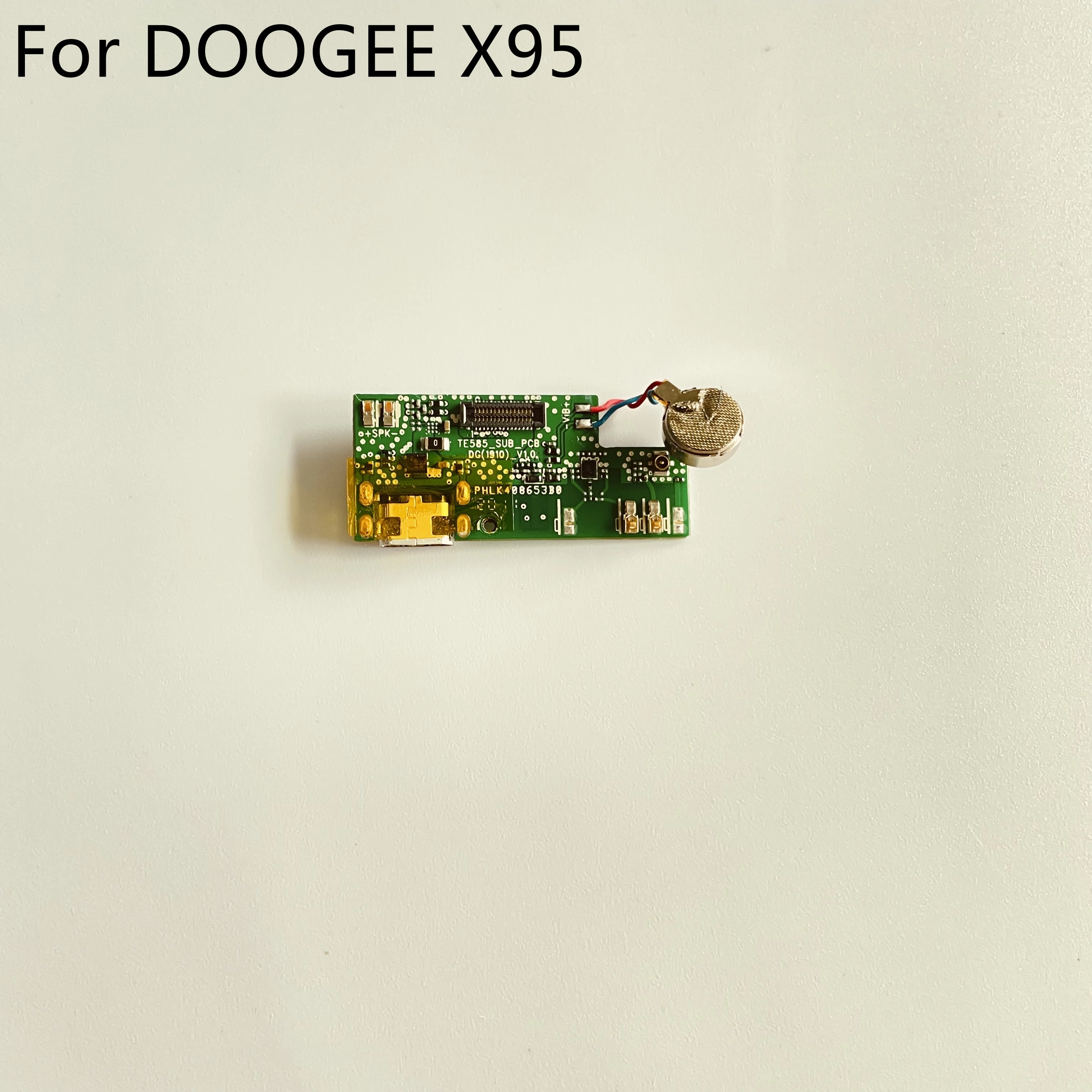 DOOGEE X95 USB Plug Charge Board + Vibration Motor For DOOGEE X95 6.52'' MTK6737 Mobile Phone Free Shipping