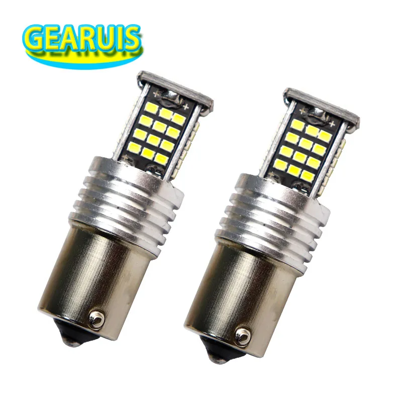 

10X High lumen New 1156 BA15S 45 smd 2016 LED 0.25A 1157 BAY15D T15 7440 7443 DRL Turn Signal Brake Reverse Lights White 12V 20V