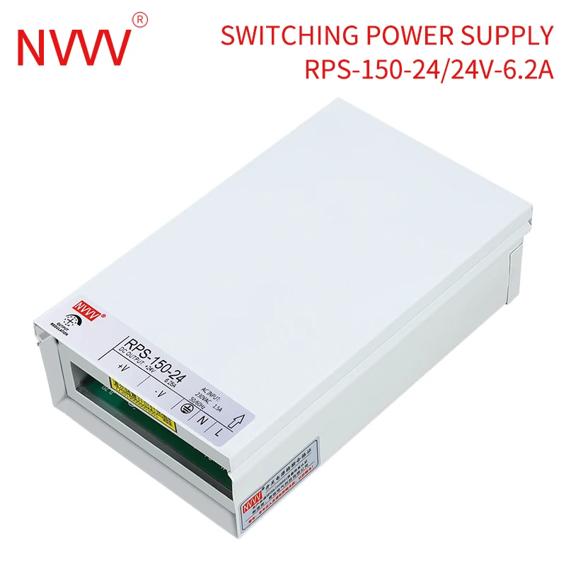 IP67 150W Waterproof Switching Power Supply Transformer AC 180~264V To DC 5V 12V 24V Lighting Driver For LED Strip