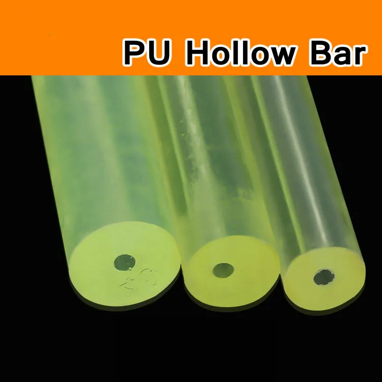 

PU Elastic Pipe Hole Rod PU Round Tube Rubber Polyurethane Dichotomanthes Die Pad Mould Sealing Hollow Bar DIY Round Stick