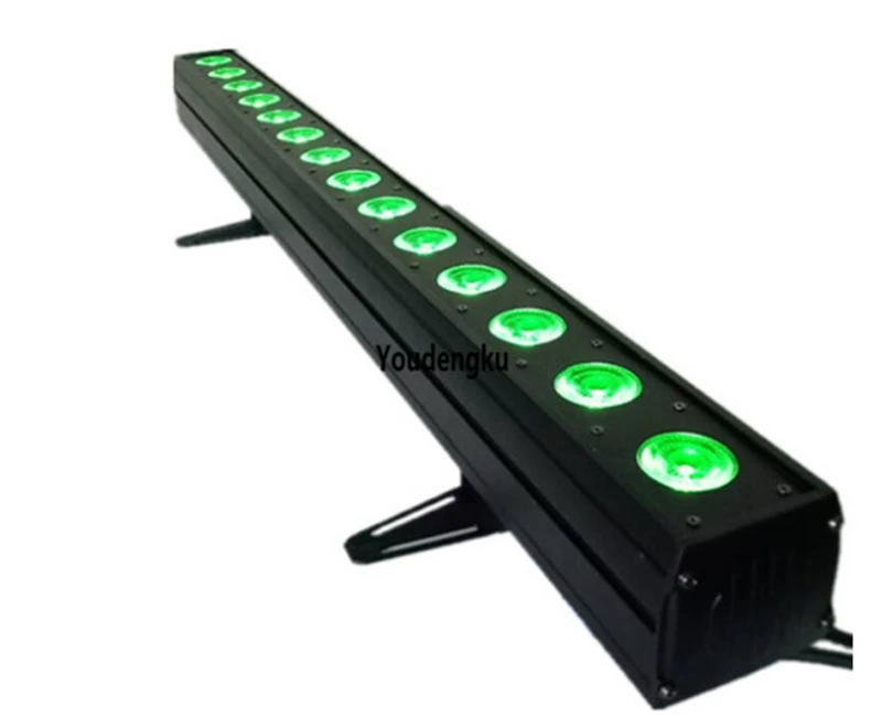 8pcs 14x10w 4-in-1 dmx wallwasher each pixel control led rgbw wall washer stage bar light