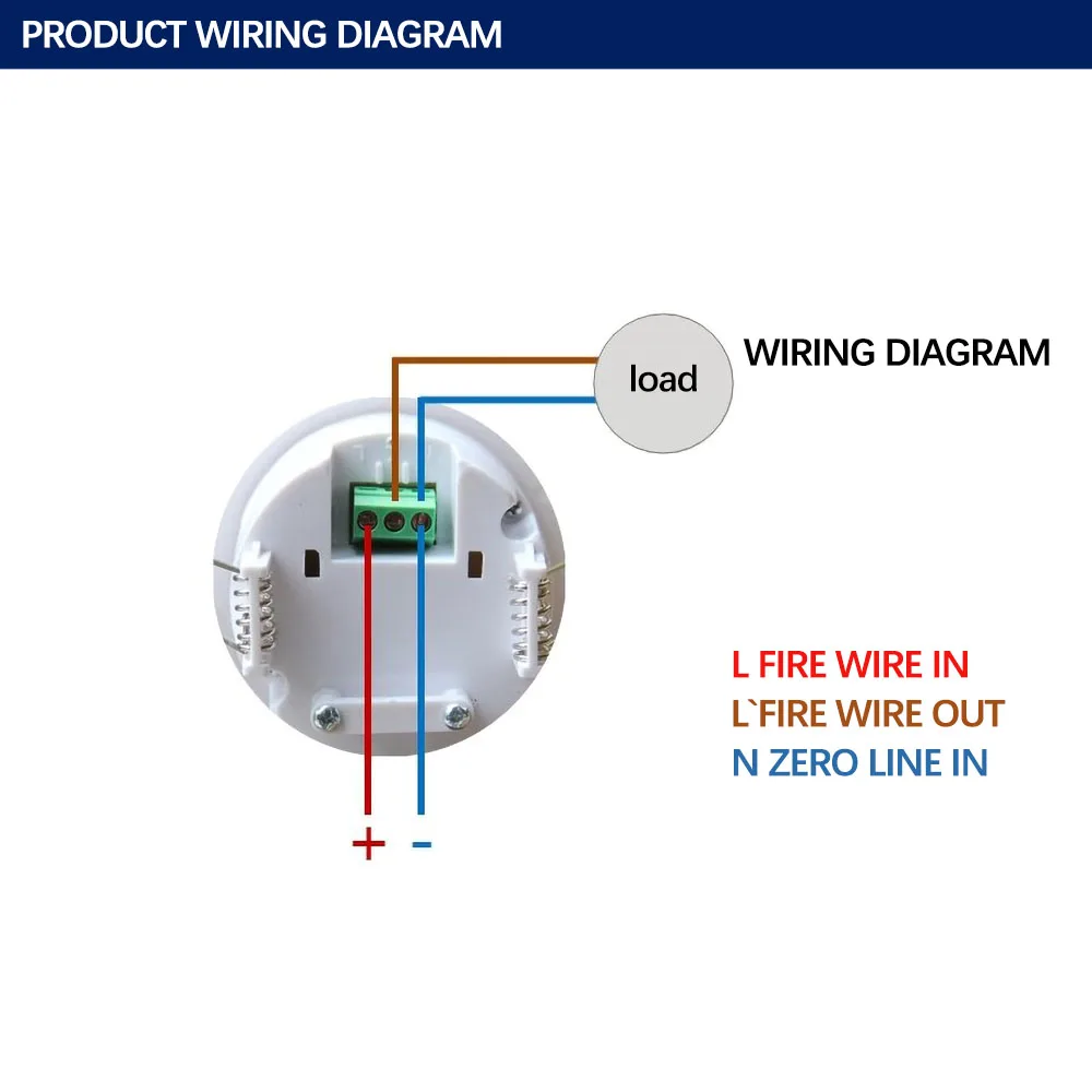 AC 110V-240V 220V Ceiling Human Body Infrared Sensor Switch Opening Diameter 4CM Small Type 120 Degrees PIR Infrared Detector