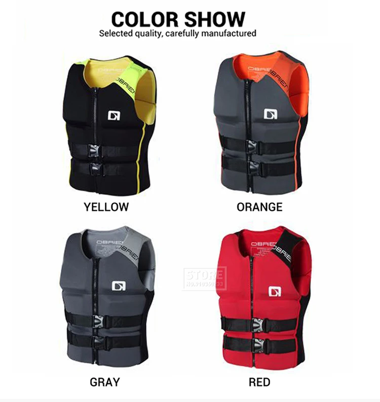 Kayak Life Jacket Adults Surf Life Vest Motorboats jet ski Wake board Raft Rescue Boat Clothing Fishing Vest Swimming Drifting