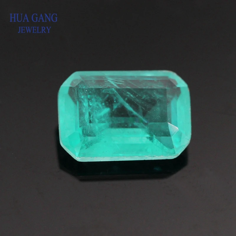 

Synthetic Paraiba Stone Octangle Shape Step Cut Spliced Crystal&Glass Gems For Jewelry Making 4x6~15x20mm