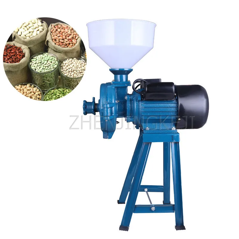 High Power Universal Grinder Commercial Small Superfine Powder Dry Wet Dual Purpose Grain Oil Store Pharmacy Grinding Machine