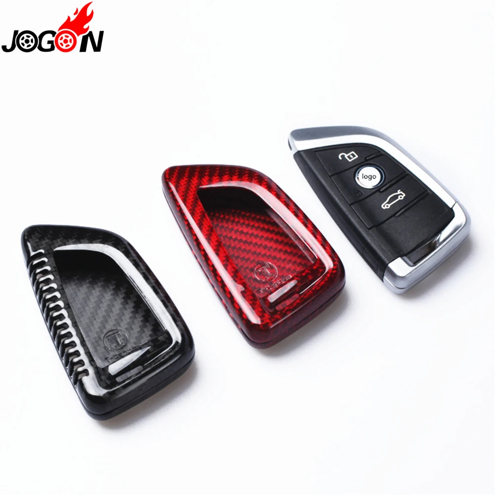 Carbon Fiber Key Case Shell For BMW 2 5 7 F45 G01 G30 G38 G11 G12 X1 F48 X2 F39 X5 M F15 F85 X6 F16 M-Sport M5 F90 6 Series GT