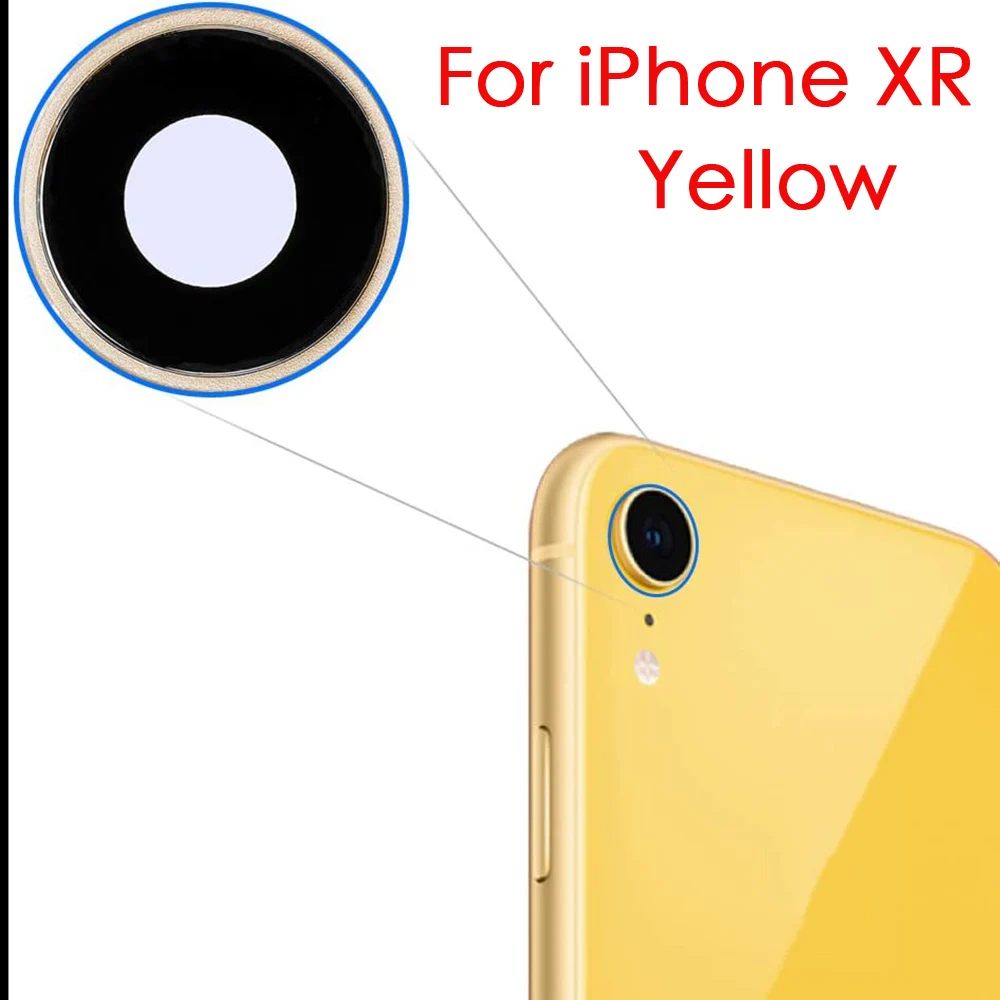 Back Rear Camera Glass Lens Cover Compatible For iPhone XR 6.1 inch Assembly Replacement