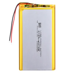 Dobra jakość 3.7 V, 10000mAH 1260100, polimerowa bateria litowo-jonowa/akumulator litowo-jonowy do tablet pc BANK, GPS, mp3, mp4