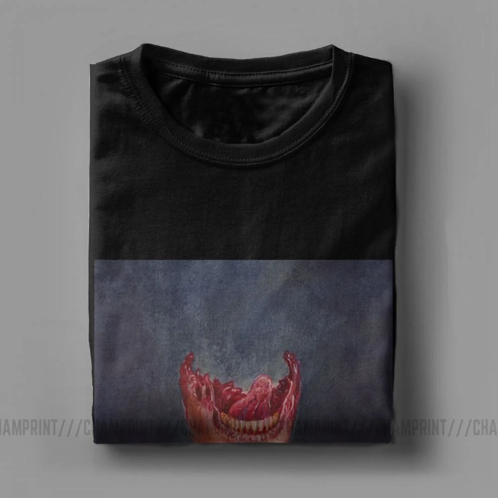 No Face Horror Men T Shirt Scary Creepy Costume Halloween Crazy Tees Short Sleeve O Neck T-Shirt Cotton Classic Clothes