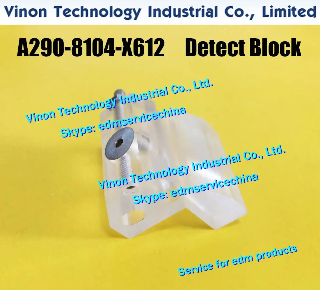 (1pc) A290-8104-X612 edm Detect Block F604 Upper for Fanuc A,B,C,iA,iB,iC series machines A290.8104.X612 Detecting block, Pin