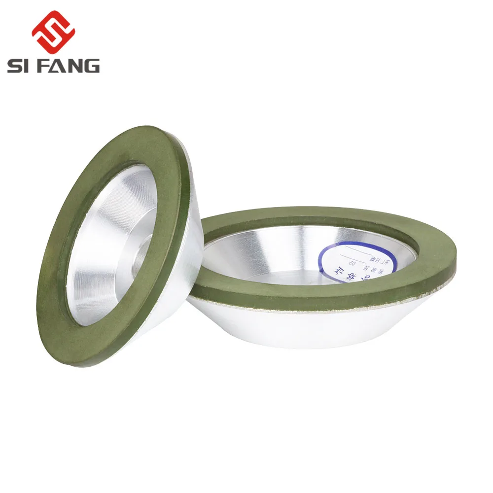 75/100/125/150mm Resin Diamond Grinding Wheel Cup Grinder Disc for Carbide Metal Angle Grinder Tool 120/150/180/240/320/400#