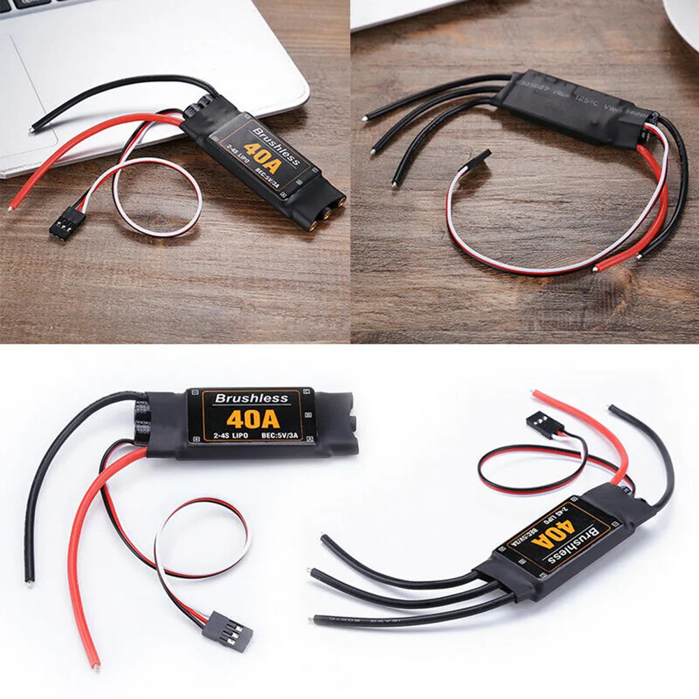 5V3A 40A Brushless ESC Drone Airplanes Parts Upgarded Speed Controller Motor RC Toys Quadcopter Helicopter