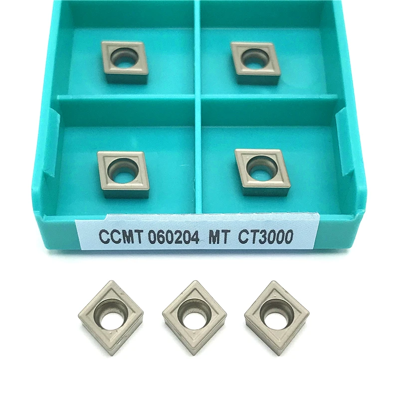 CCMT060204 FG CCMT060204 MT CT3000 Internal Turning Tool Cermet insert for processing steel Cutting tool