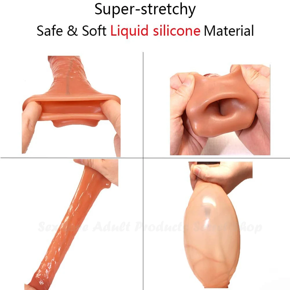 Silicone Penis Enlarger Delay Condoms For Men Realistic Penis Extension Cock Sleeve Dildo Enhancer Enlargement Intimate Goods