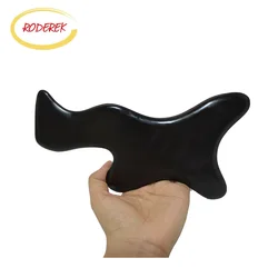 Big Size Back Guasha Massage Tool Bian Stone Gua Sha Scraper with Comb