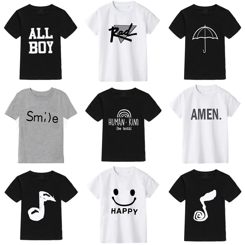 2024 new cotton casual fashion children's t-shirt boys t shirts kids t shirt girls tshirt baby boy clothes kids clothes 2-10Y